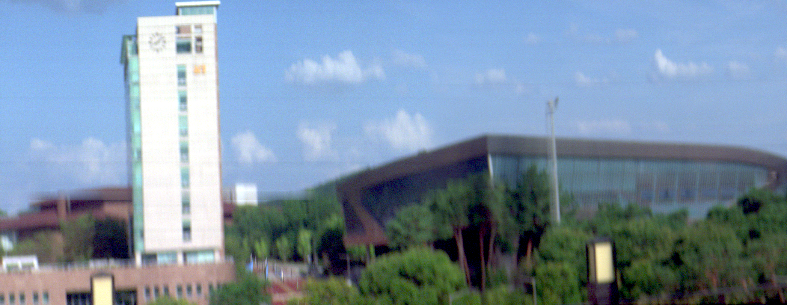 스펙트럼을 추출한 관심 영역이 표시된 KAIST 관측 영상